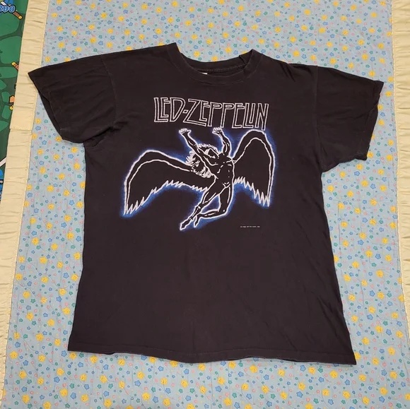 トップス 80s Led Zeppelin zoso screen stars tee Screen Stars | Shirts | 984 Led Zeppelin 8s Shirt Xl Usa